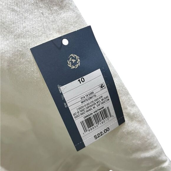 Universal Thread Women's White Denim Sailor Shorts, Size 10, NWT - Picture 7 of 8